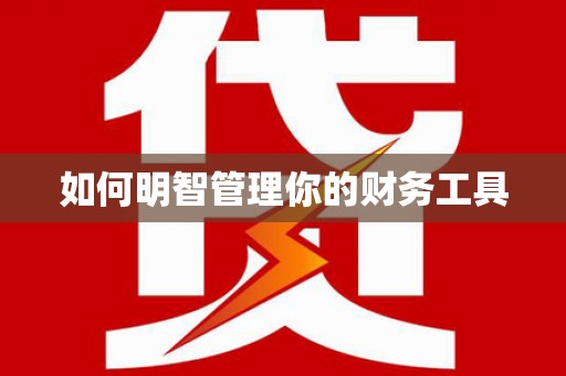 龙文如何明智管理你的财务工具