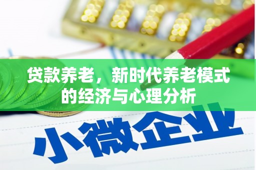 龙文贷款养老，新时代养老模式的经济与心理分析