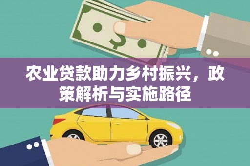 龙文农业贷款助力乡村振兴，政策解析与实施路径