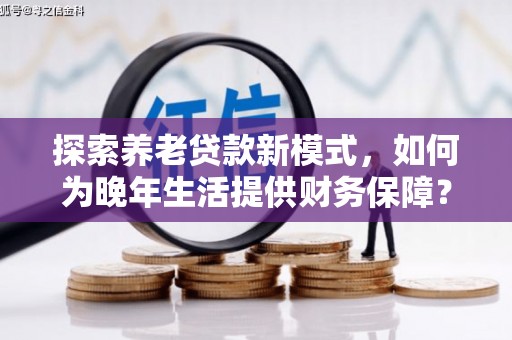 龙文探索养老贷款新模式，如何为晚年生活提供财务保障？