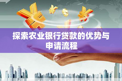龙文探索农业银行贷款的优势与申请流程