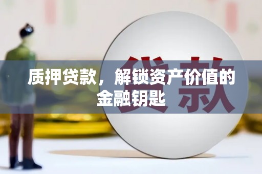 龙文质押贷款，解锁资产价值的金融钥匙