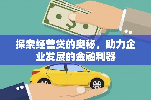 龙文探索经营贷的奥秘，助力企业发展的金融利器