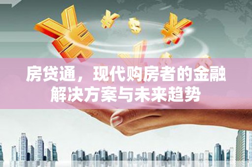 龙文房贷通，现代购房者的金融解决方案与未来趋势