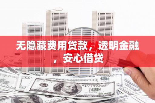 龙文无隐藏费用贷款，透明金融，安心借贷