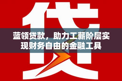 龙文蓝领贷款，助力工薪阶层实现财务自由的金融工具
