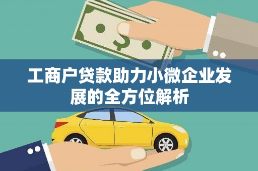 龙文工商户贷款助力小微企业发展的全方位解析