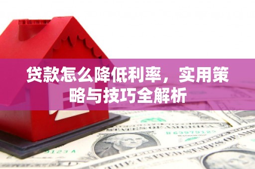 龙文贷款怎么降低利率，实用策略与技巧全解析