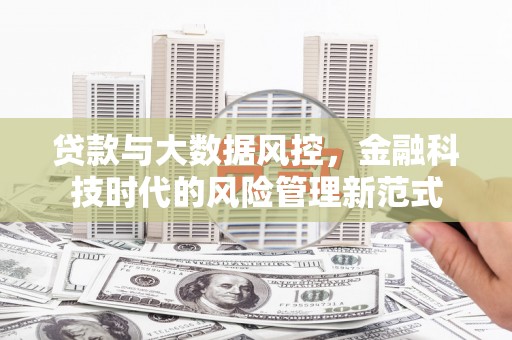龙文贷款与大数据风控，金融科技时代的风险管理新范式