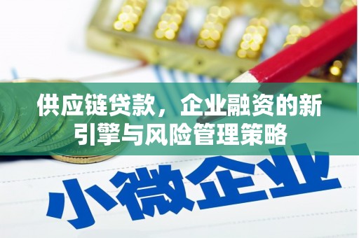 龙文供应链贷款，企业融资的新引擎与风险管理策略