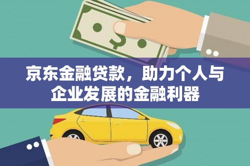 龙文京东金融贷款，助力个人与企业发展的金融利器