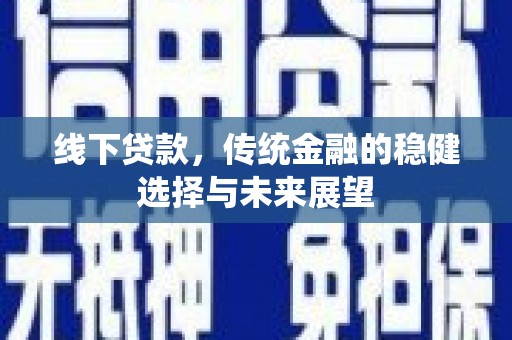 龙文线下贷款，传统金融的稳健选择与未来展望