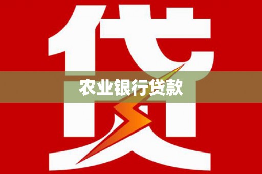 龙文农业银行贷款