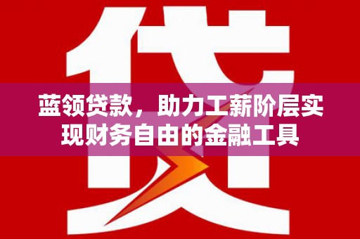 龙文蓝领贷款，助力工薪阶层实现财务自由的金融工具