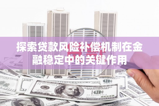 龙文探索贷款风险补偿机制在金融稳定中的关键作用