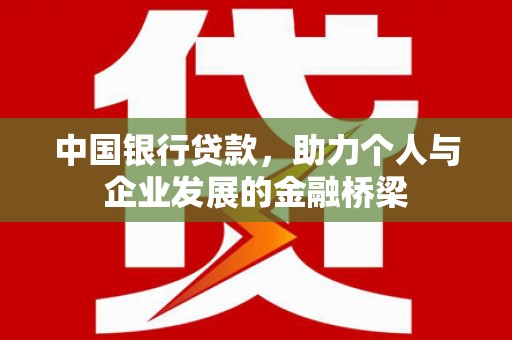 龙文中国银行贷款，助力个人与企业发展的金融桥梁